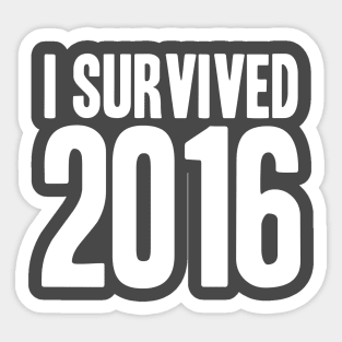 I Survived 2016 Sticker